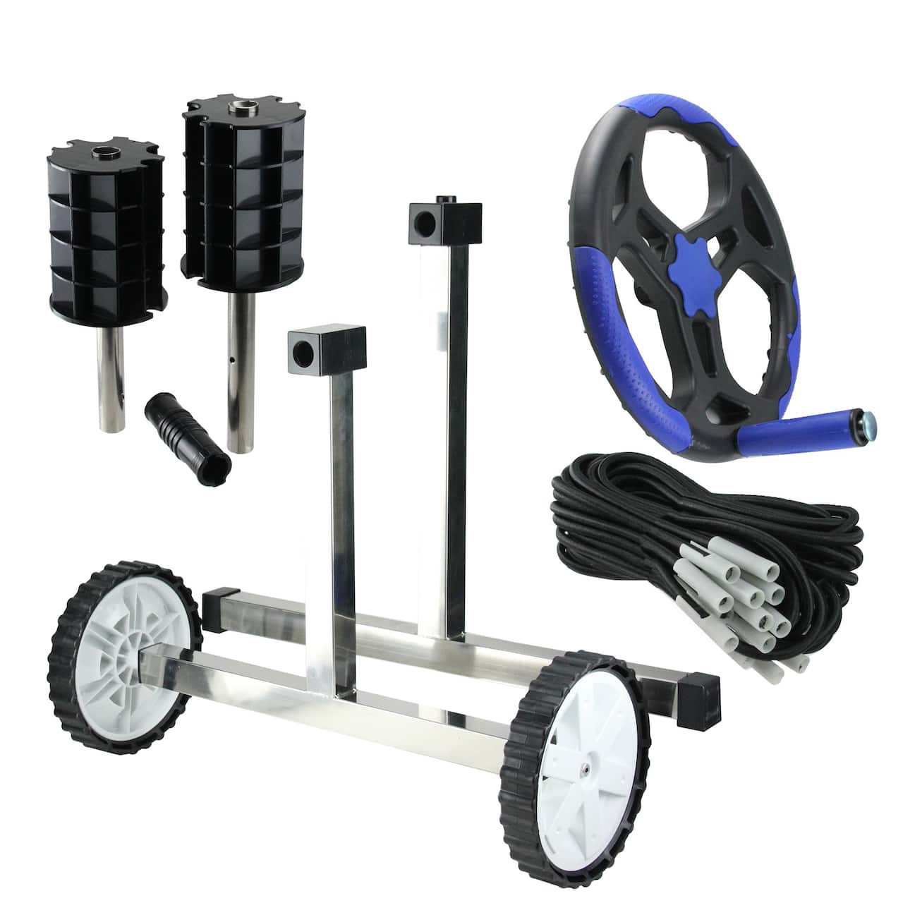 Pool Central 2.4ft. In-Ground Swimming Pool Cover Reel System